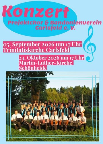 Konzert des Projektchors Carlsfeld  