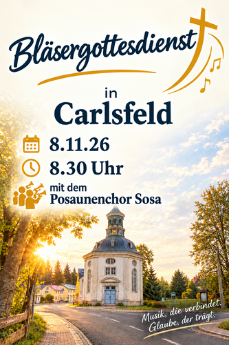 Bläsergottesdienst in Carlsfeld