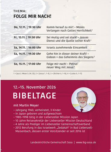 Bibeltage in Sosa