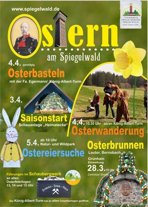 Ostereiersuche im Natur- und Wildpark Waschleithe