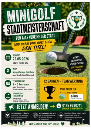 Stadtmeisterschaften Minigolf