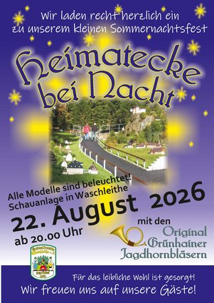 Heimatecke bei Nacht