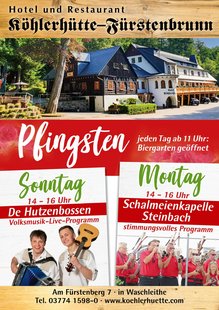 Pfingstausflug an die Köhlerhütte mit Live-Musik