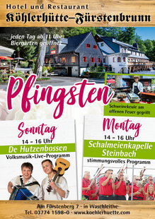 Pfingstausflug an die Köhlerhütte mit Live-Musik