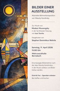 „Bilder einer Ausstellung“, eine abstrakte Bühnenkomposition nach Wassily Kandinsky.
