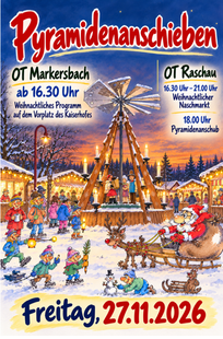 Pyramidenanschieben Raschau