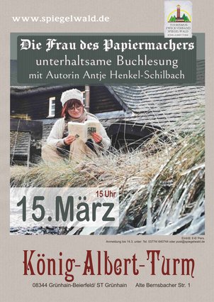 Buchlesung - Die Frau des Papiermachers