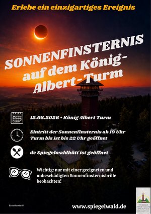 Sonnenfinsternis-Beobachtung (Sonderöffnung König-Albert-Turm)