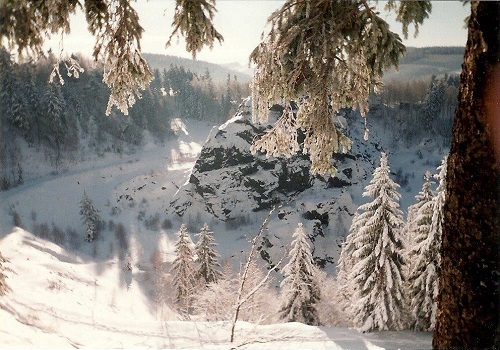 Fackelwanderung durch die Binge
