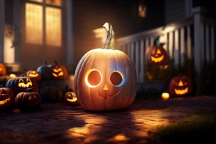 Halloween-Party im Schlosshof