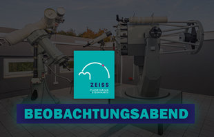 Mond und Saturn am Abendhimmel - Beobachtungsabend