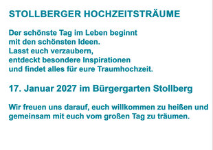 Stollberger Hochzeitsträume