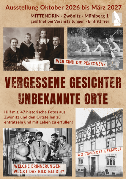Fotoausstellung “Vergessene Gesichter, unbekannte Orte”  